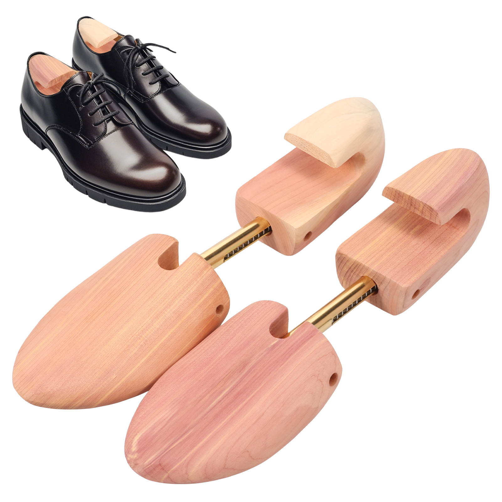 Shoe Tree Cedar - 2Pcs Cedar Shoe Trees for Men