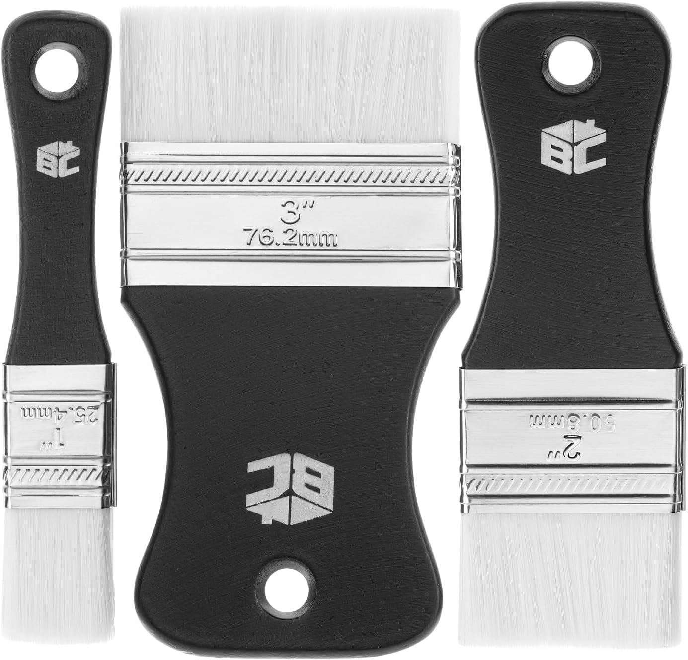 3-Pack Flat Paddle Paint Brush - Brush Bristle Set incelemesi ve fiyatı