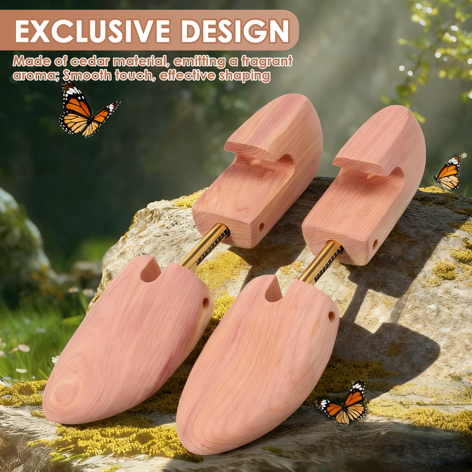 2Pcs Cedar Shoe Trees Wood Adj - Shoe Tree Cedar incelemesi ve fiyatı