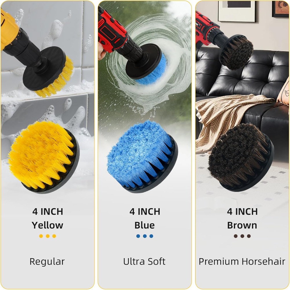 9 Pcs Drill Brush Attachments  - Brush Bristle Set incelemesi ve fiyatı