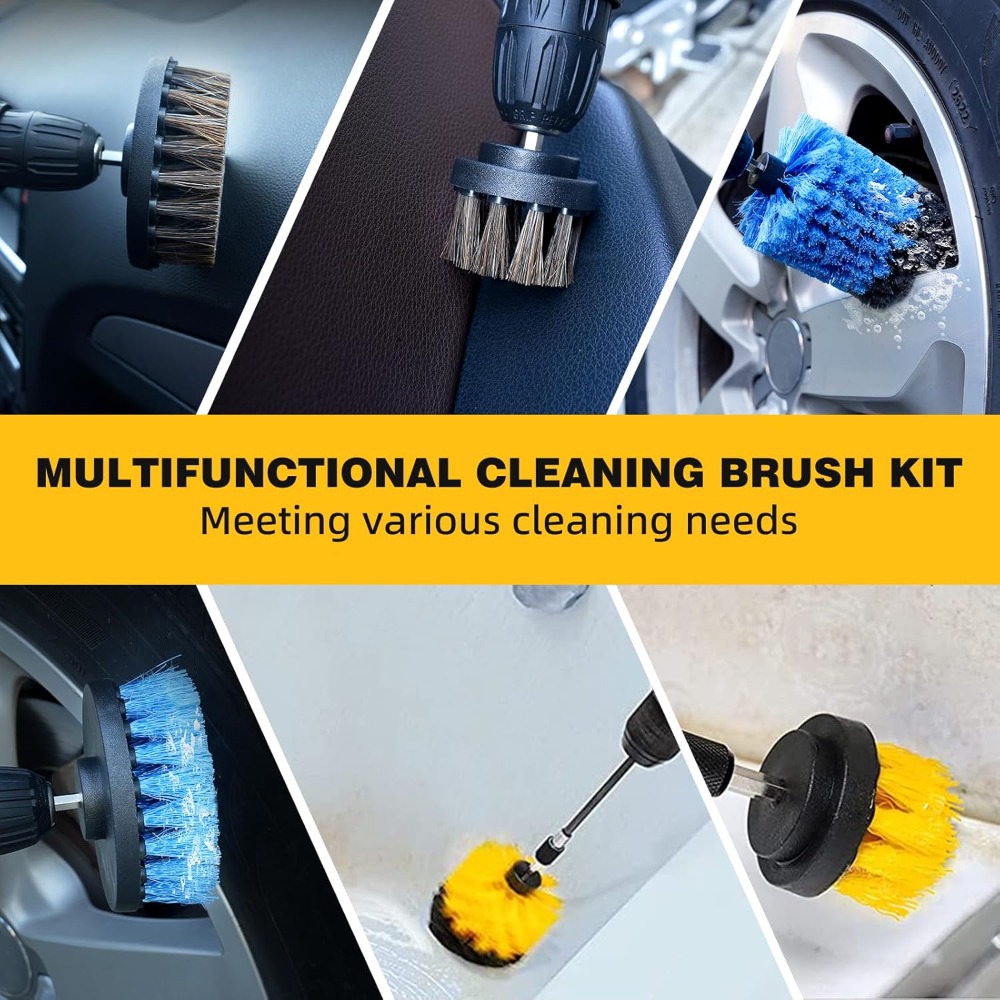 9 Pcs Drill Brush Attachments  - Brush Bristle Set incelemesi ve fiyatı