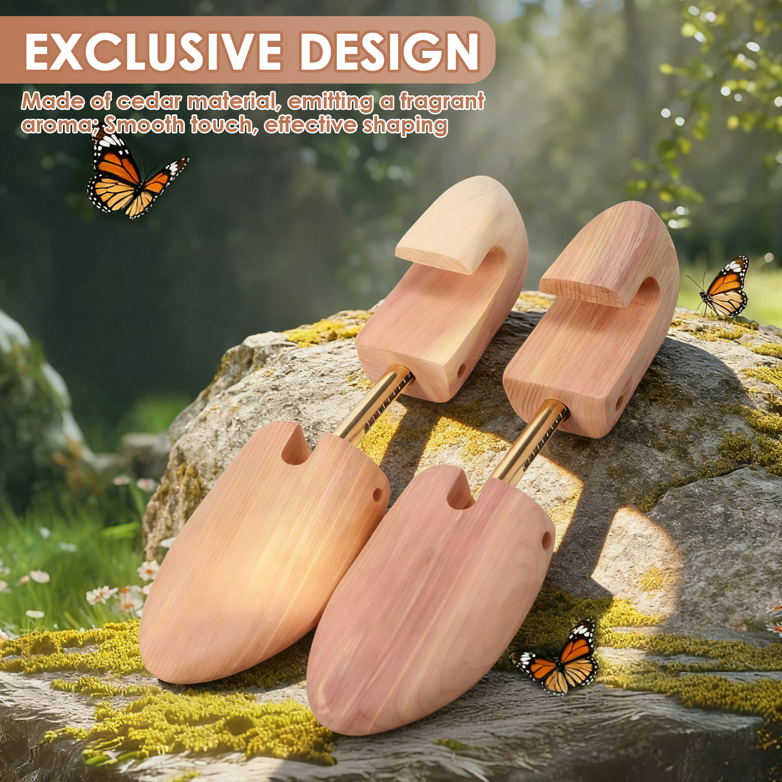 2Pcs Cedar Shoe Trees for Men  - Shoe Tree Cedar incelemesi ve fiyatı