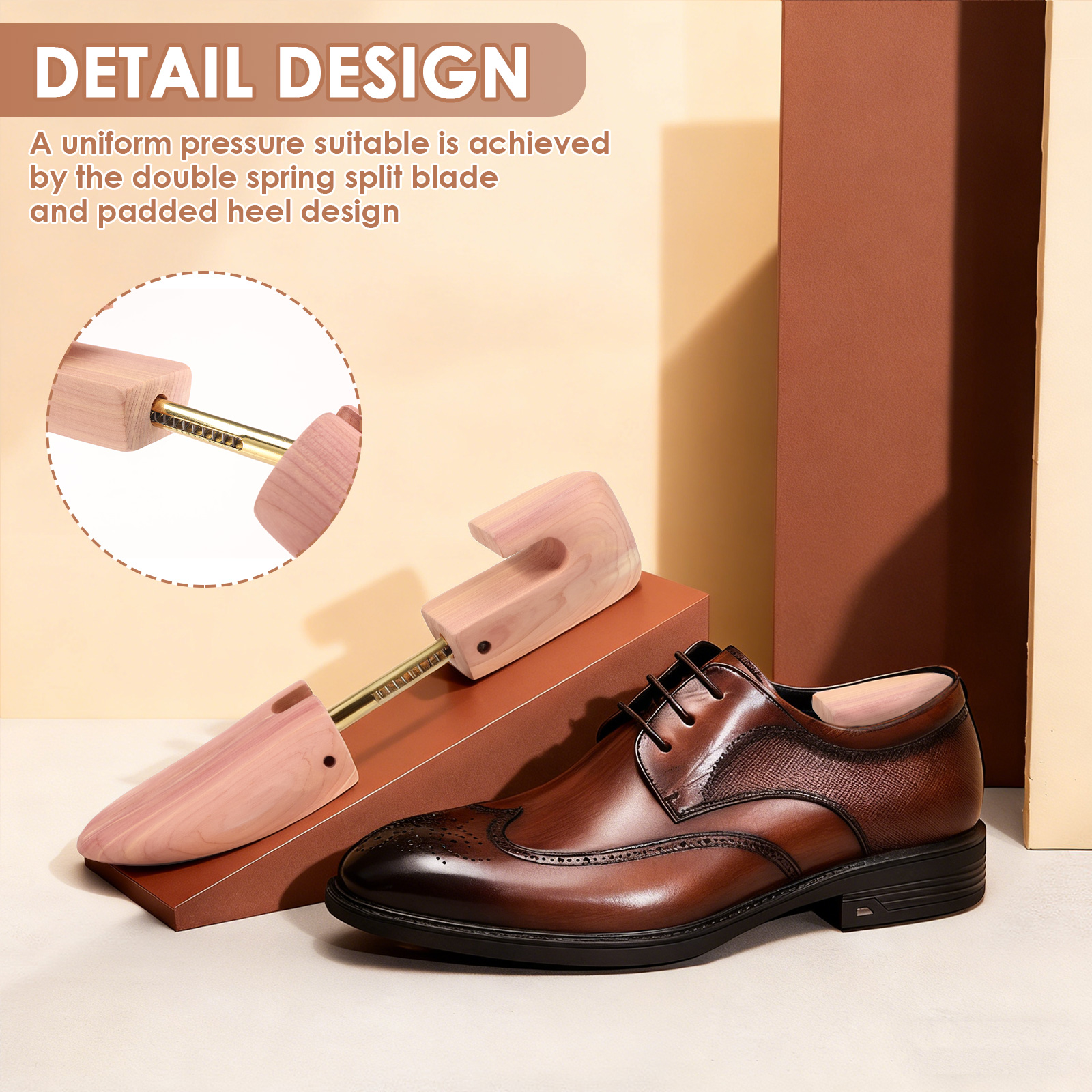 2Pcs Cedar Shoe Trees for Men  - Shoe Tree Cedar incelemesi ve fiyatı
