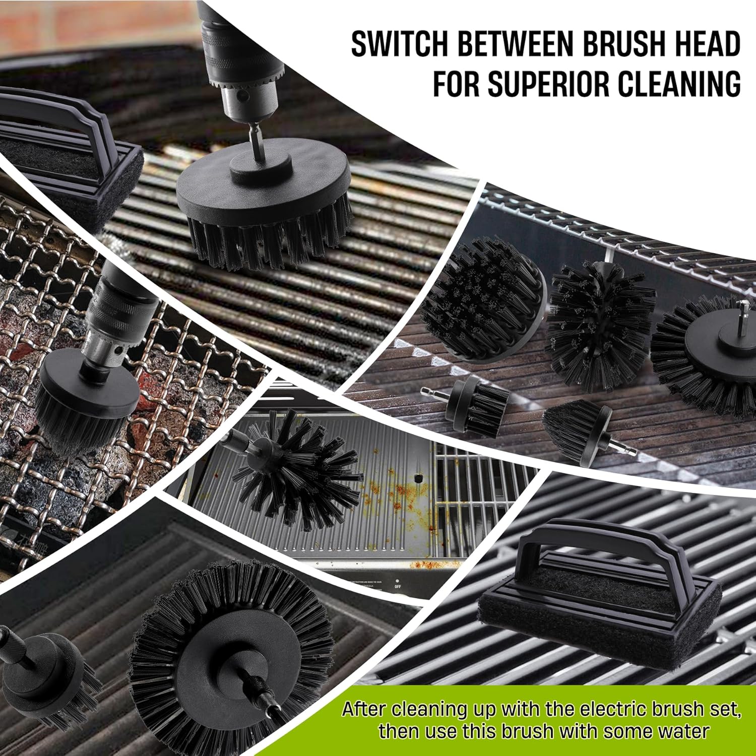 Drill Powered BBQ Grill Cleani - Brush Bristle Set incelemesi ve fiyatı