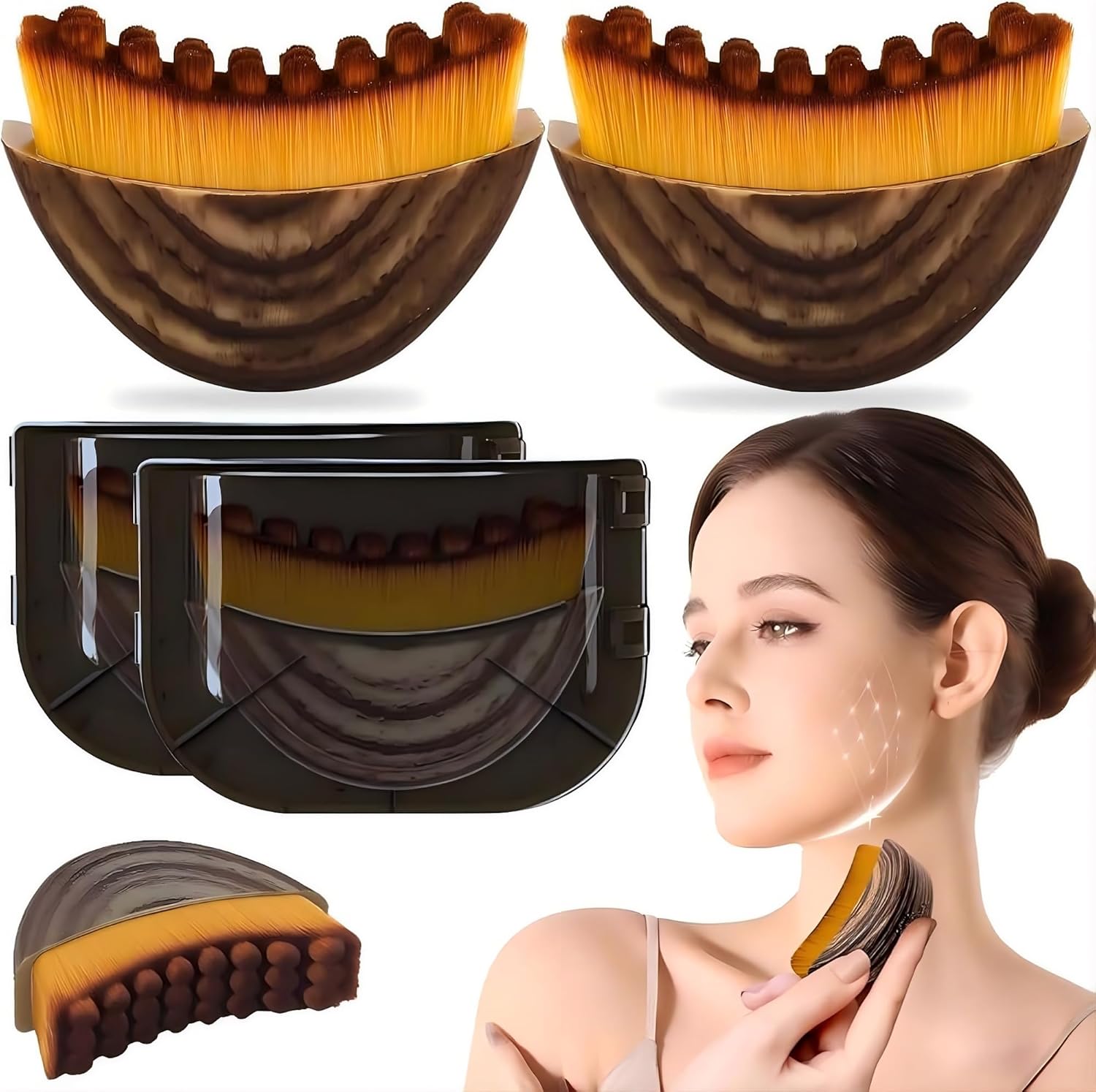 2 Pcs Lymphatic Drainage Brush - Brush Bristle Set incelemesi ve fiyatı