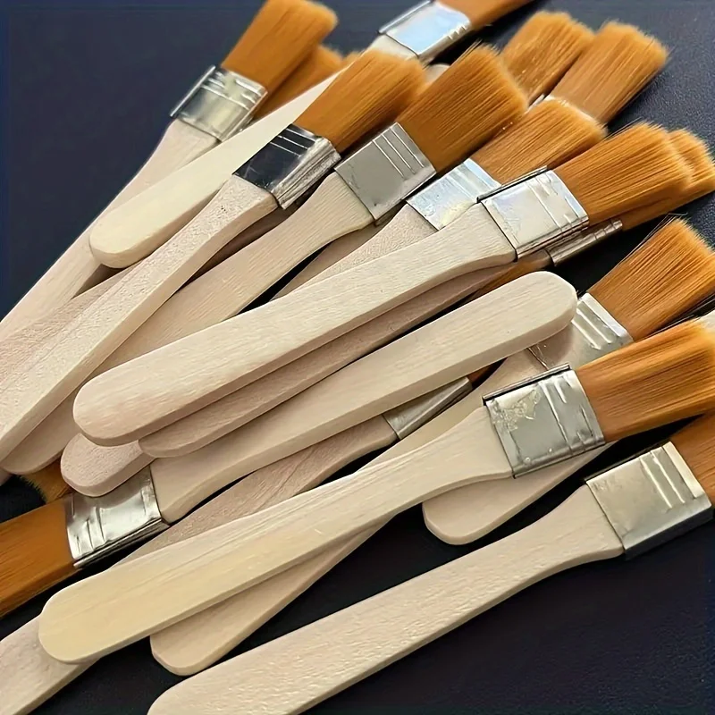 10Pcs Wooden Handle Nylon Bris - Brush Bristle Set incelemesi ve fiyatı