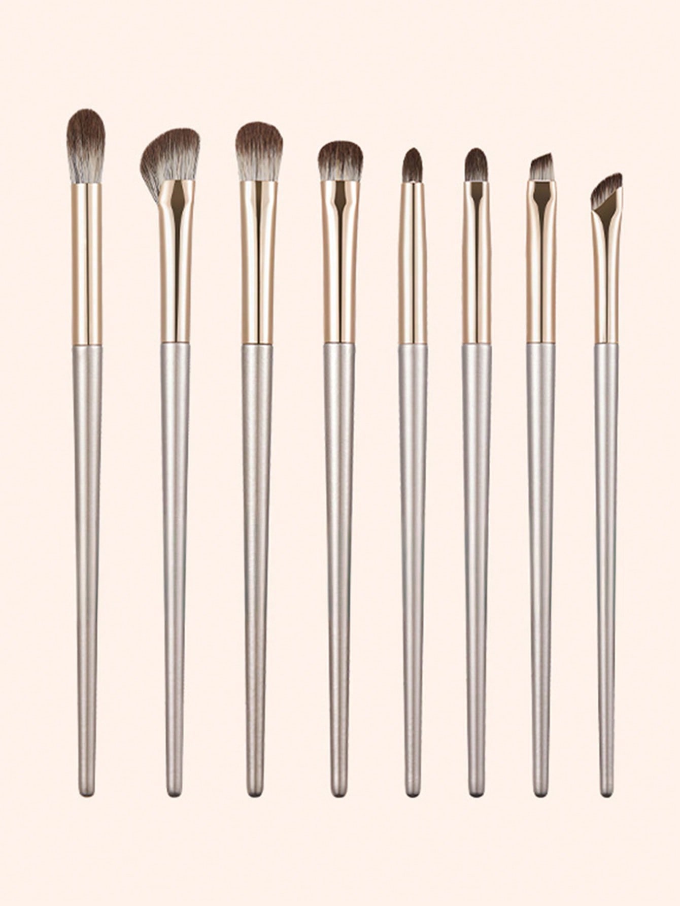 8pcs Champagne Gold Eyeshadow  - Brush Bristle Set incelemesi ve fiyatı