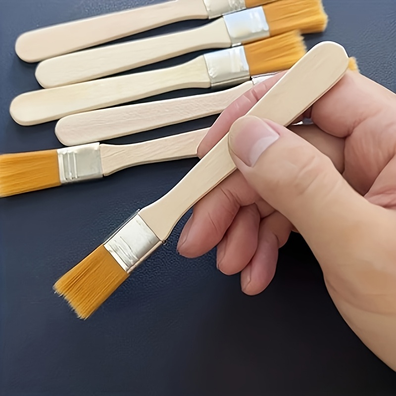 10Pcs Wooden Handle Nylon Bris - Brush Bristle Set incelemesi ve fiyatı